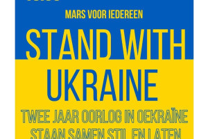 Stand with Ukraine! Mars voor iedereen in Groningen