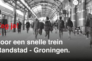 Betere treinverbinding Randstad – Groningen is noodzakelijk