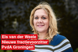 Els van der Weele nieuwe fractievoorzitter Groninger PvdA